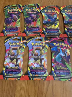 11 X Phantasmal Flames sleeved booster Packs Pokemon TCG Mega Evolution - Image 2