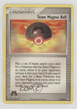 Team Magma Ball Pokemon EX vs Aqua #80 2004 - Image 1