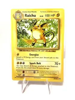 Pokemon TCG 2016 XY - Evolutions 36/108 Raichu Deck Exclusive Non-Holo Rare NM - Image 1