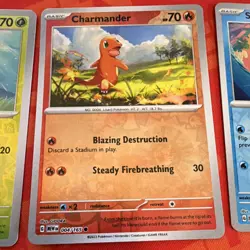 Pokemon 151 Reverse Holo Lot - Bulbasaur, Charmander, Squirtle - NM & SHIPS FAST - Image 3