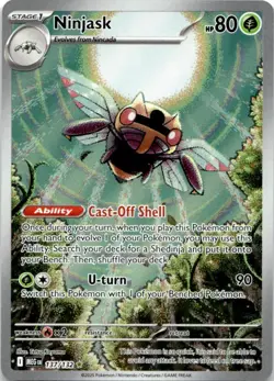 Ninjask 137/132 Illustration Rare Mega Evolution English Pokemon TCG Near Mint - Image 1