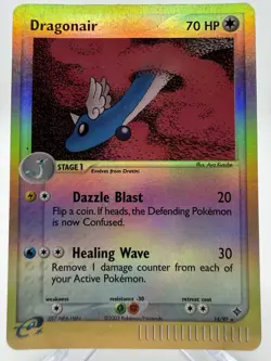 Pokemon Dragonair 14/97 EX Dragon Reverse Holo Rare 2003 eReader - Image 1