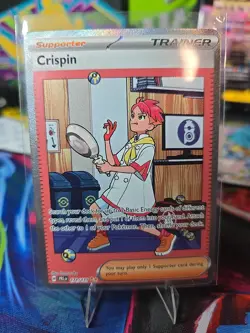Pokemon TCG Prismatic Evolutions #171/131 Crispin Special Illustration Rare - Image 1