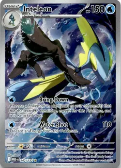 Inteleon 142/132 Illustration Rare IR Pokemon TCG Mega Evolutions English NM - Image 1