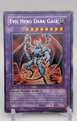 Evil Hero Dark Gaia GLAS-EN040 Gladiator's Assault 1st Edition - Image 1