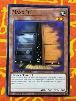 YUGIOH MAXX "C" COMMON 1ST EXCELLENT SBC2-ENI28 SPEED DUEL US IMPORT - Image 1