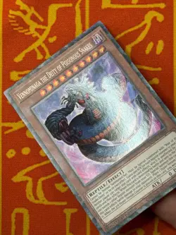 YUGIOH VENNOMINAGA THE DEITY OF POISONOUS SNAKES COLLECTORS RARE NM ANGU-EN041 - Image 3