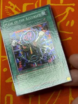 YUGIOH MASK OF THE ACCURSED SUPER RARE 1ST EDITION NM LON-E019 - Image 5