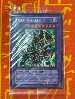 YUGIOH DARK PALADIN SECRET RARE SEALED NM DMG-001 - Image 1