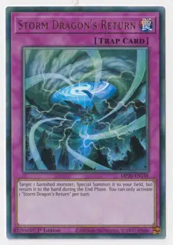 Storm Dragon's Return Yu-Gi-Oh! MP20-EN138 1st Ultra Rare - Image 1