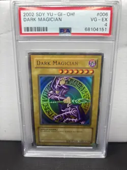 2002 Dark Magician SDY-006 PSA 4 Full Holo Bleed Error - Image 1