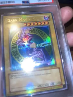 2002 Dark Magician SDY-006 PSA 4 Full Holo Bleed Error - Image 2