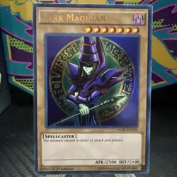 Yu-Gi-Oh TCG Dark Magician Ultra Rare Alternate Art YGLD-ENC09 1st Edition - Image 1
