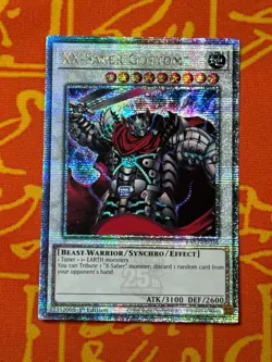 YUGIOH XX-SABER GOTTOMS QUARTER CENTURY SECRET RARE RA03-EN226 - Image 1