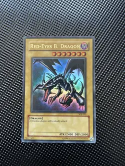 Red-Eyes B. Dragon Ultra Rare Unlimited SDJ-001 NM Yugioh - Image 1