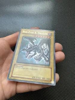 Red-Eyes B. Dragon Ultra Rare Unlimited SDJ-001 NM Yugioh - Image 2