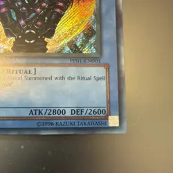 🔥 YUGIOH Magician of Black Chaos YGLD-ENC01 ULTRA RARE HOLOGRAPHIC NEAR MINT 83717849148 - Image 5