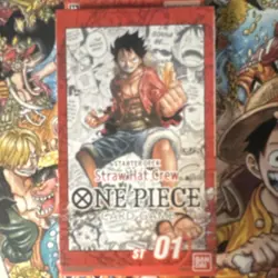 Bandai One Piece Card Game Straw Hat Crew Starter Deck ST-01 Luffy Sanji Usopp - Image 1