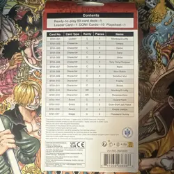 Bandai One Piece Card Game Straw Hat Crew Starter Deck ST-01 Luffy Sanji Usopp - Image 2
