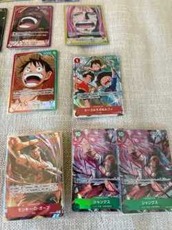 One Piece TCG Japanese Carrying On His Will 16 Card Lot - Image 5
