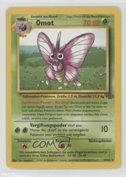 Venomoth German Pokemon Jungle #29 1999 - Image 1