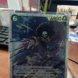 Brook OP15-032 SR Holo 6000 Power 6 Cost One Piece CCG EN Bandai - Image 2