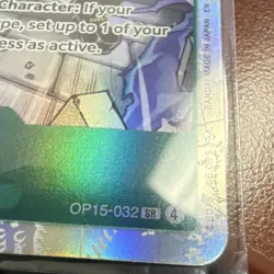 Brook OP15-032 SR Holo 6000 Power 6 Cost One Piece CCG EN Bandai - Image 3