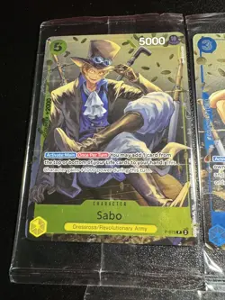 One Piece TCG Vol 2 tin Promo Trio Set - Ace - Sabo - Monkey D Luffy - Image 2