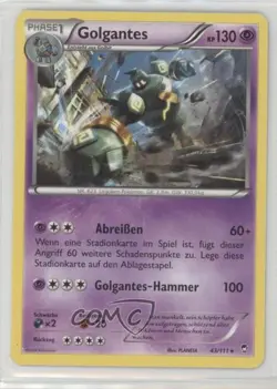Golurk German Pokemon XY Furious Fists #43 - Image 1