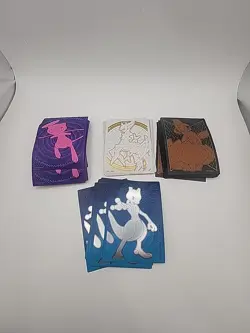 Pokemon TCG Official Card Sleeves Assorted Loose Lot Eevee Arceus Mewtwo Mew - Image 1