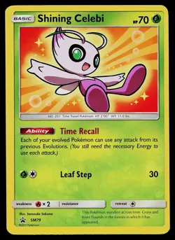 Pokemon Card - Shining Celebi - SM79 Sun & Moon Promo SM79 Holo Promo - Image 1