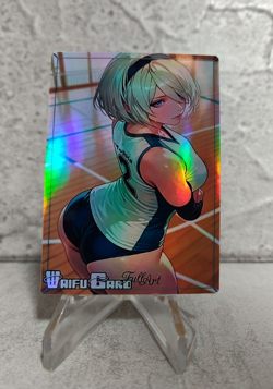 Nier Automata Trading Card Waifu Goddess Story Anime Girl holo Karte Manga Full - Image 1