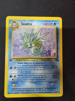NM - Seadra - 42/62 - 1st Edition - Fossil - Pokemon Card - Image 1