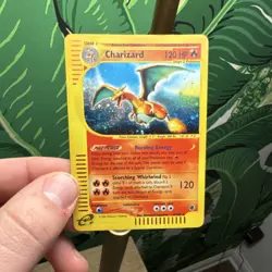 Pokemon Charizard Expedition Base Set Holo Rare 120 HP Stage 2 006/165 Card - Image 1