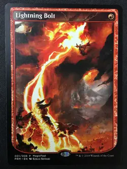 MTG MagicFest Cards #1 Lightning Bolt NM - Image 1