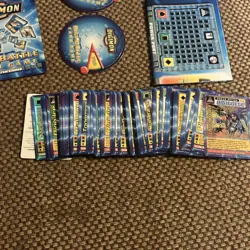 Bandai Digimon Digi-Battle Starter Set 2 Player Pack 62 Cards. - Image 3
