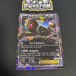 Umbreon EX - 55/124 - Rare Holo EX Fates Collide - Pokemon Card - LP - Image 1