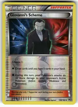 Giovanni's Scheme 138/162 XY - BREAKthrough NM Pokemon Card TCG - Image 1