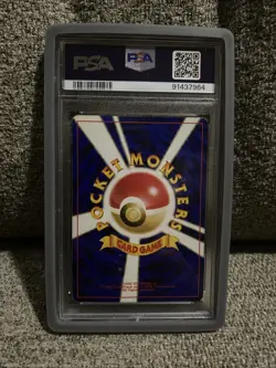 2000 Umbreon Holo Pokemon Card PSA 5 EX Japanese Neo 2 Discovery 197 Swirl - Image 3