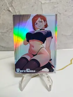 Nobara Trading Card Waifu Goddess Story Anime Girl holo Karte Manga Full Art - Image 1