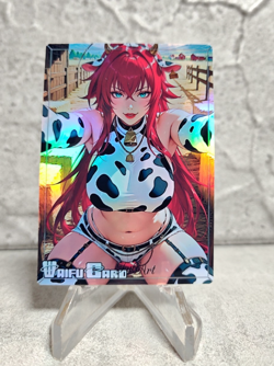 Rias Gremory Trading Card Waifu Goddess Story Anime Girl holo Karte Manga - Image 1