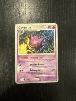 Pokemon Gengar World Championships 2009 18/100 Regular Card Damaged - Image 1