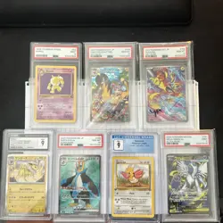 Pokemon Slab Lot - 7 Graded Pokemon Cards As Pictured - PSA And CGC - Image 1