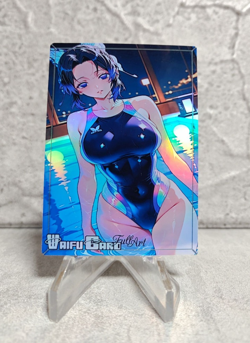 Shinobu Trading Card Waifu Goddess Story Anime Girl holo Karte Manga Full Art - Image 1