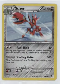Scizor (Holo) Pokemon Black & White Boundaries Crossed #94 - Image 1