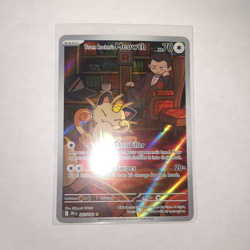 The Pokemon Company Team Rocket's Meowth 203/182 SV10 IR Holo Full Art EN 2025 - Image 1