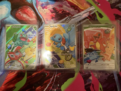 Pokemon First Partner Illustration Kanto Starters Promos Set NM - Image 1