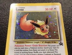 Pokemon Eevee Black Star Promo 11/53 WOTC Vintage 2000 - Image 4