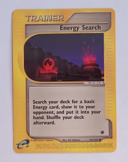 Pokemon - Energy Search - Expedition Base Set 153/165 - Common - NM - Image 1