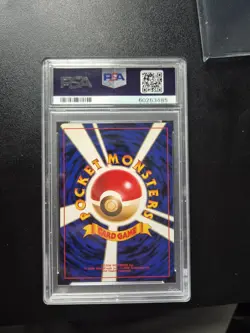 PSA 9 Kabutops Holo Pokemon Japanese Fossil 1997 #141 SWIRL 🌀 MINT Vintage - Image 3